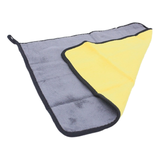 Салфетка микрофибра "NTS-MICROFIBRA-TY-4040-Y (1шт) 40х40см Желто-Серая