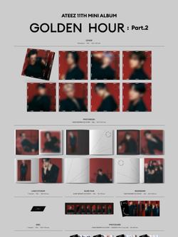 Альбом ATEEZ - GOLDEN HOUR : PART.2 11th EP Album DIGIPACK RANDOM Version