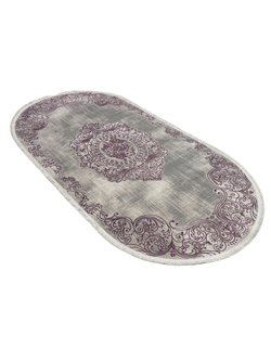 Ковер Amatis Lux 36560A Grey/Lila Овал