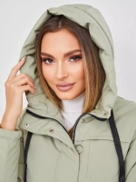 Куртка демисезонная больших размеров с капюшоном