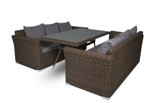 Мокко обеденная группа коричневая