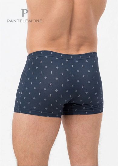 Трусы мужские боксеры Pantelemone PMH-1517, геометрия темный деним