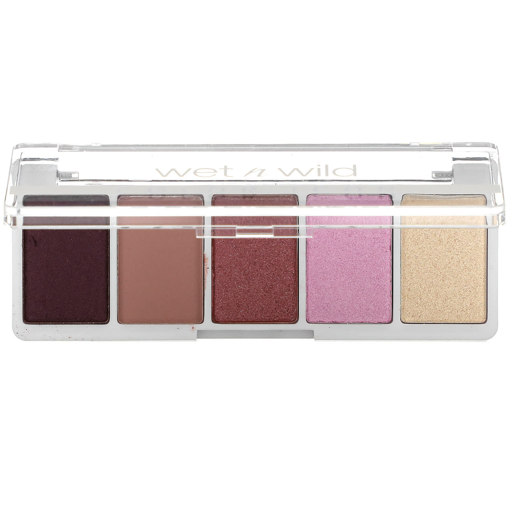 wet n wild, Color Icon, палитра теней из 5 оттенков, 1114070 Petalette, 6 г (0,21 унции)