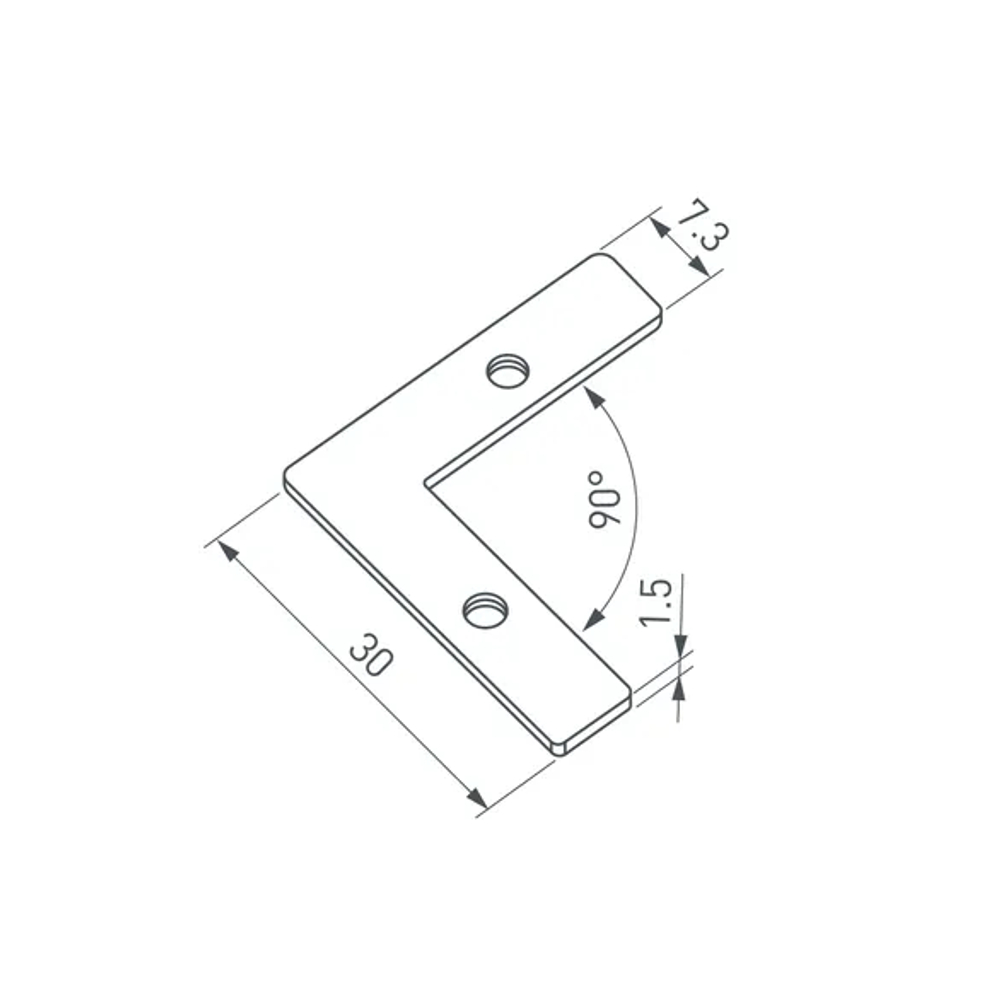 Соединитель профиля LINE-6070-L90 Set (Arlight, Металл) 058724