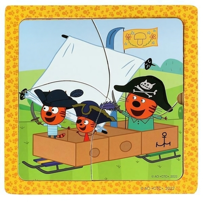 Вкладыш многослойный "Три Кота" терм.пл. 1050-CATS (100) (Буратино)