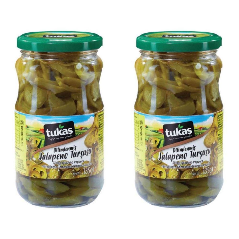 Tukas Перец халапеньо резаный 335 г, 2 шт