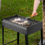 Решетка гриль 305 х 235 х 55 мм, объемная, хромированная Camping Palisad 69559