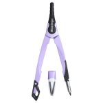 Готовальня 2 предмета, циркуль 135мм Berlingo Instinct, лаванда, пластиковый футляр