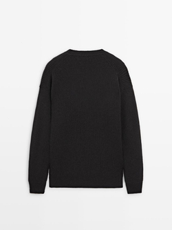 Massimo Dutti Свитер из 100% кашемира, серый