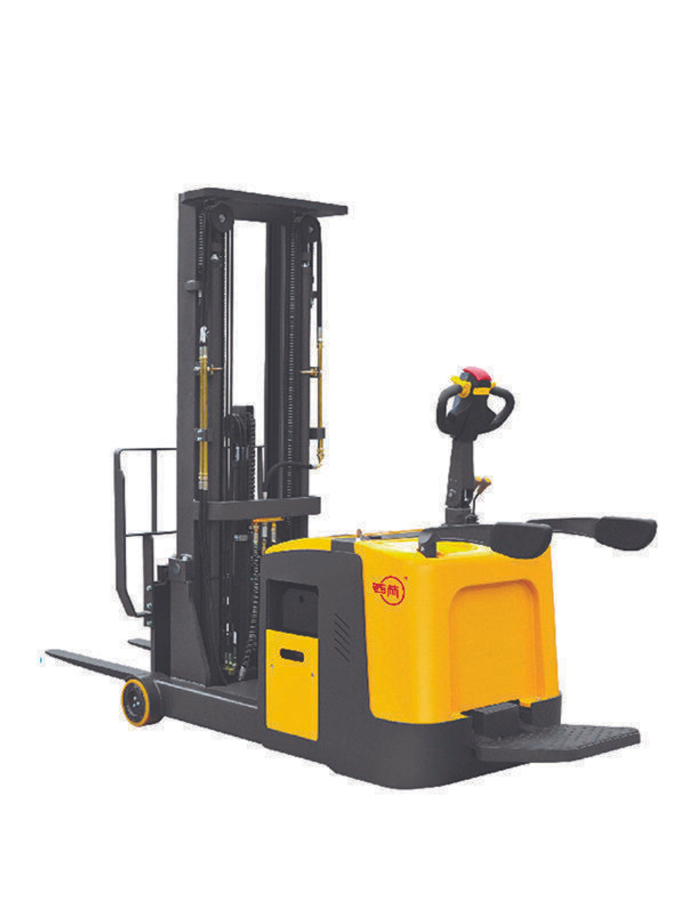 Штабелер самоходный 1,5 т 2,5 м XILIN CQD15R с выдвижной мачтой (с платформой)