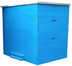 Улей 24 рамочный + 1 магазин (Липа, крашеный) Комплект