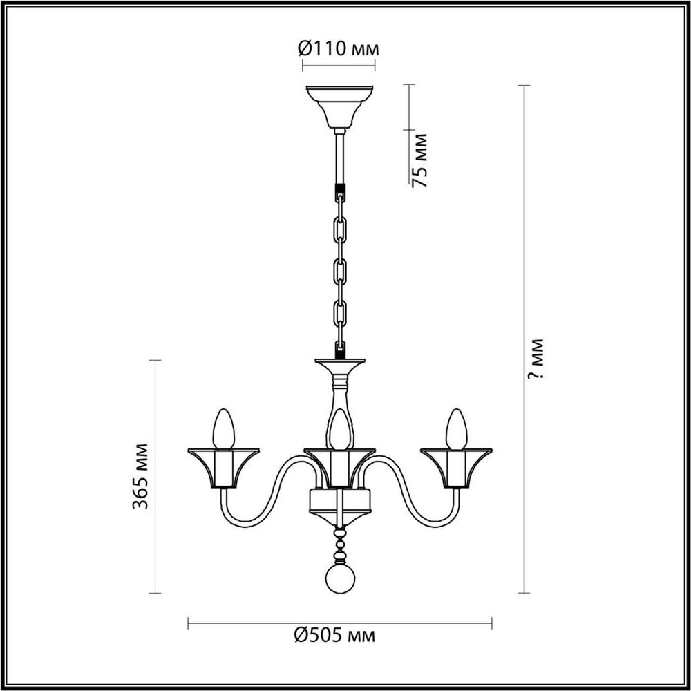 5295/5 LOFTI LN23 227 серый Люстра E14 5*60W 220V LAKE