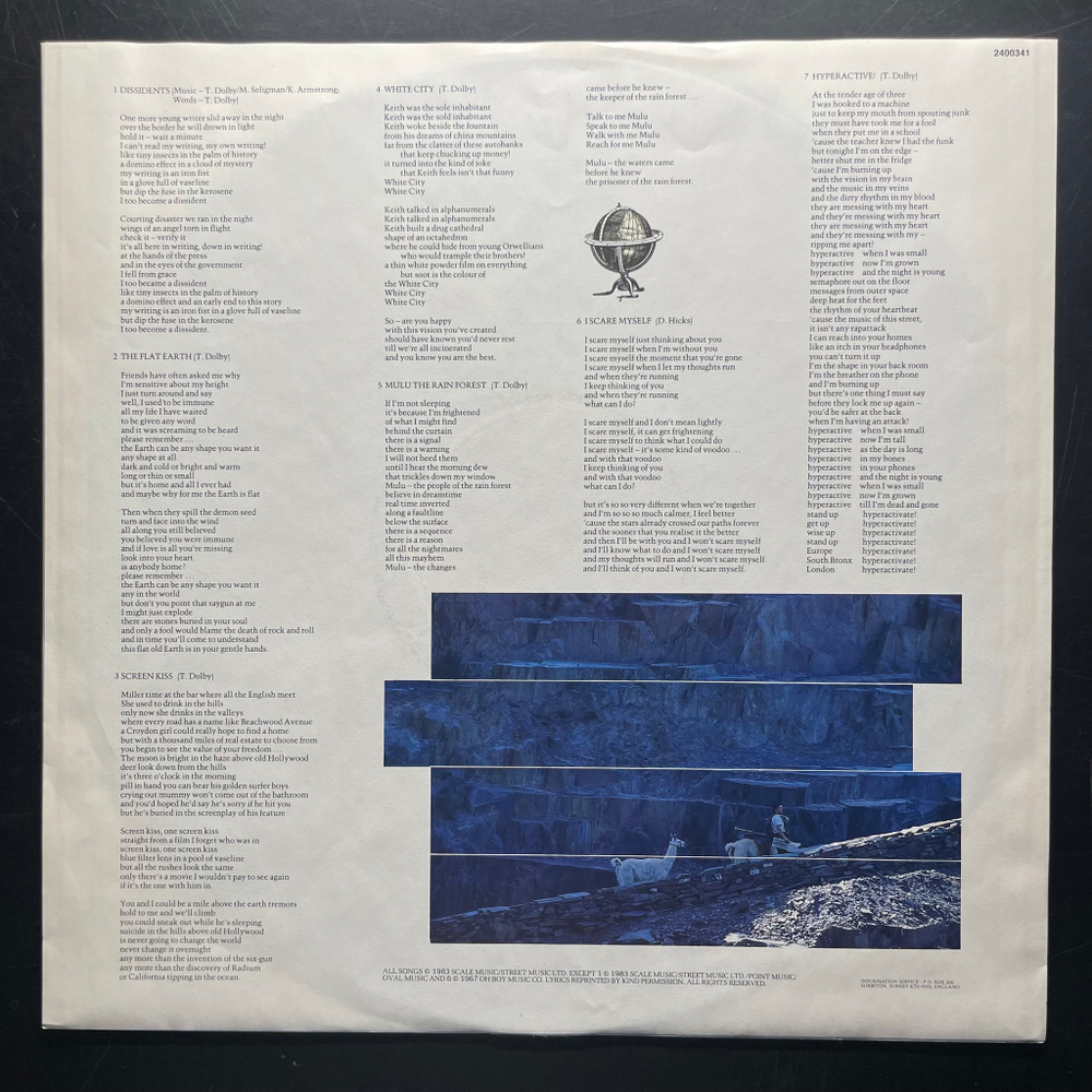 Thomas Dolby ‎– The Flat Earth (Европа 1984г.)