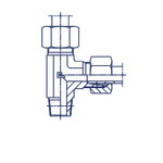 Штуцер FLC DL10 NPT1/4" (в сборе)