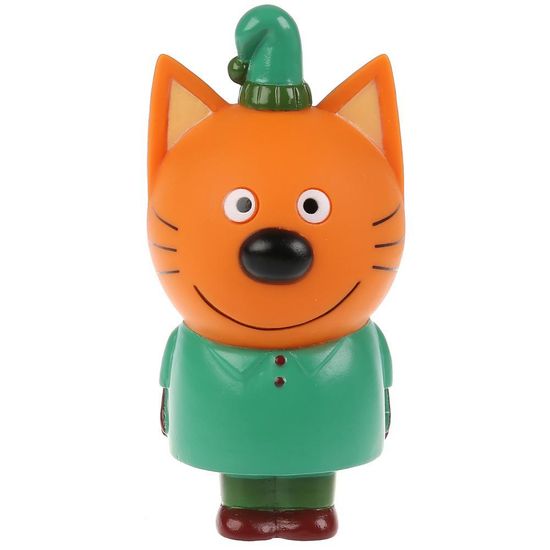 ИГРУШКА ПЛАСТИЗОЛЬ ДЛЯ ВАННЫ "КАПИТОШКА" Три Кота. Компот в сетке