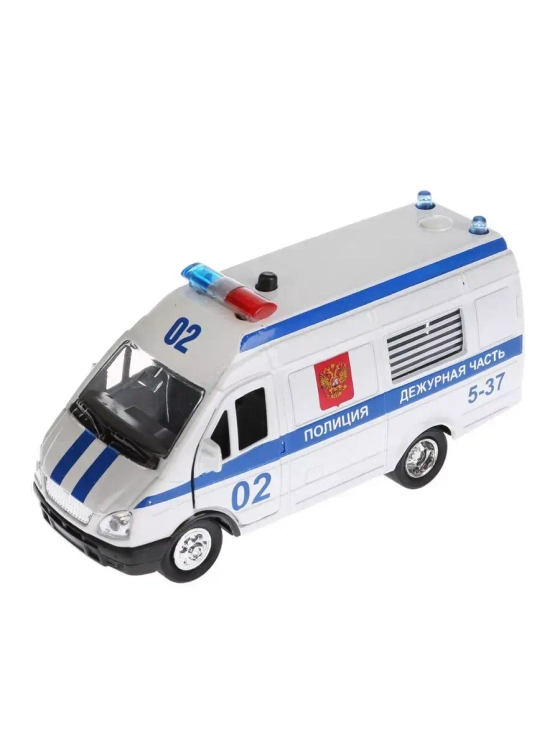 Машинка детская Газель Полиция со звуком и светом