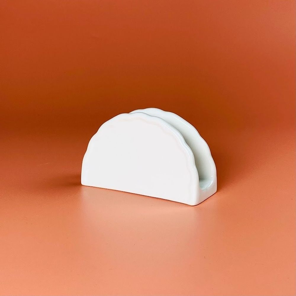 Lenardi 133-450 Салфетница ШАРМЕЛЬ в под.уп.(х48)Фарфор