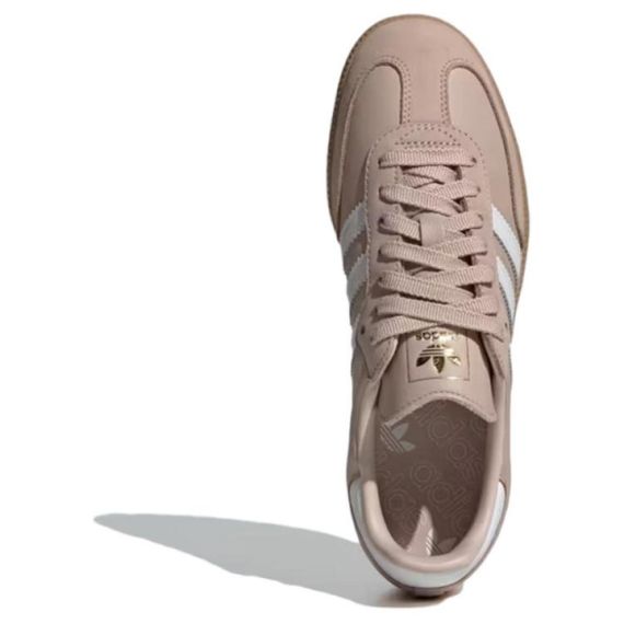 Кроссовки adidas originals SAMBA OG для скейтборда Низкие серо-коричневые женские