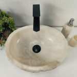 Каменная раковина из оникса Erozy White EO-04238 (42*33*15) 0212 из натурального камня