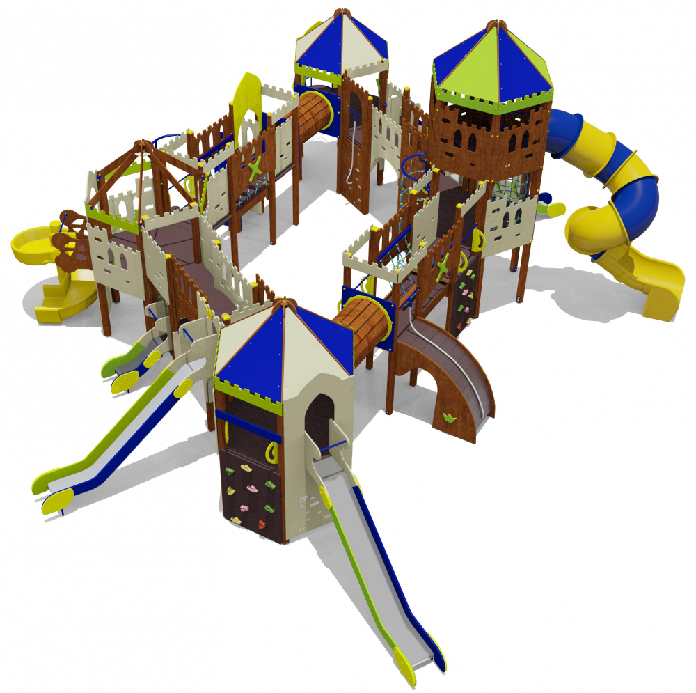 Игровой комплекс для детей 6-12 лет для уличной площадки