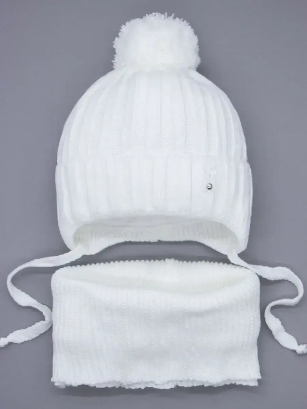 Шапка для девочек осенняя и снуд