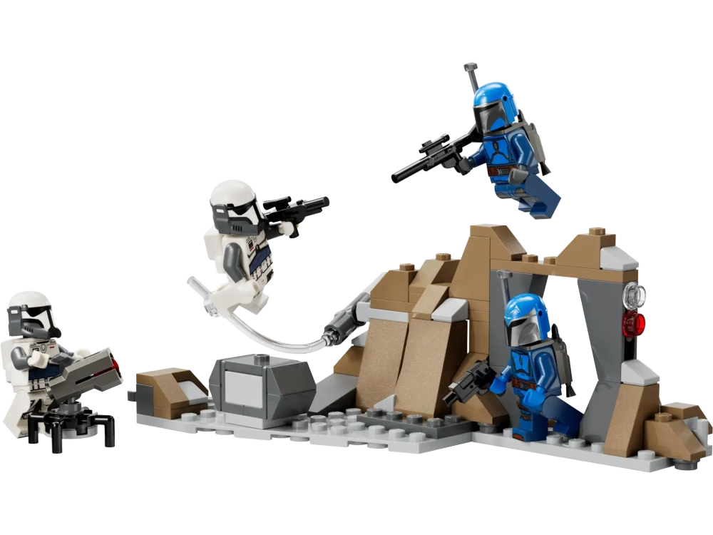 Конструктор LEGO Star Wars 75373 Боевой набор: Засада на Мандалоре