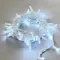 Светодиодная гирлянда с колпачком 75 холодных белых LED ламп 10 м., 24В., белый каучуковый провод, IP65, LTC (LL75-8-1W)