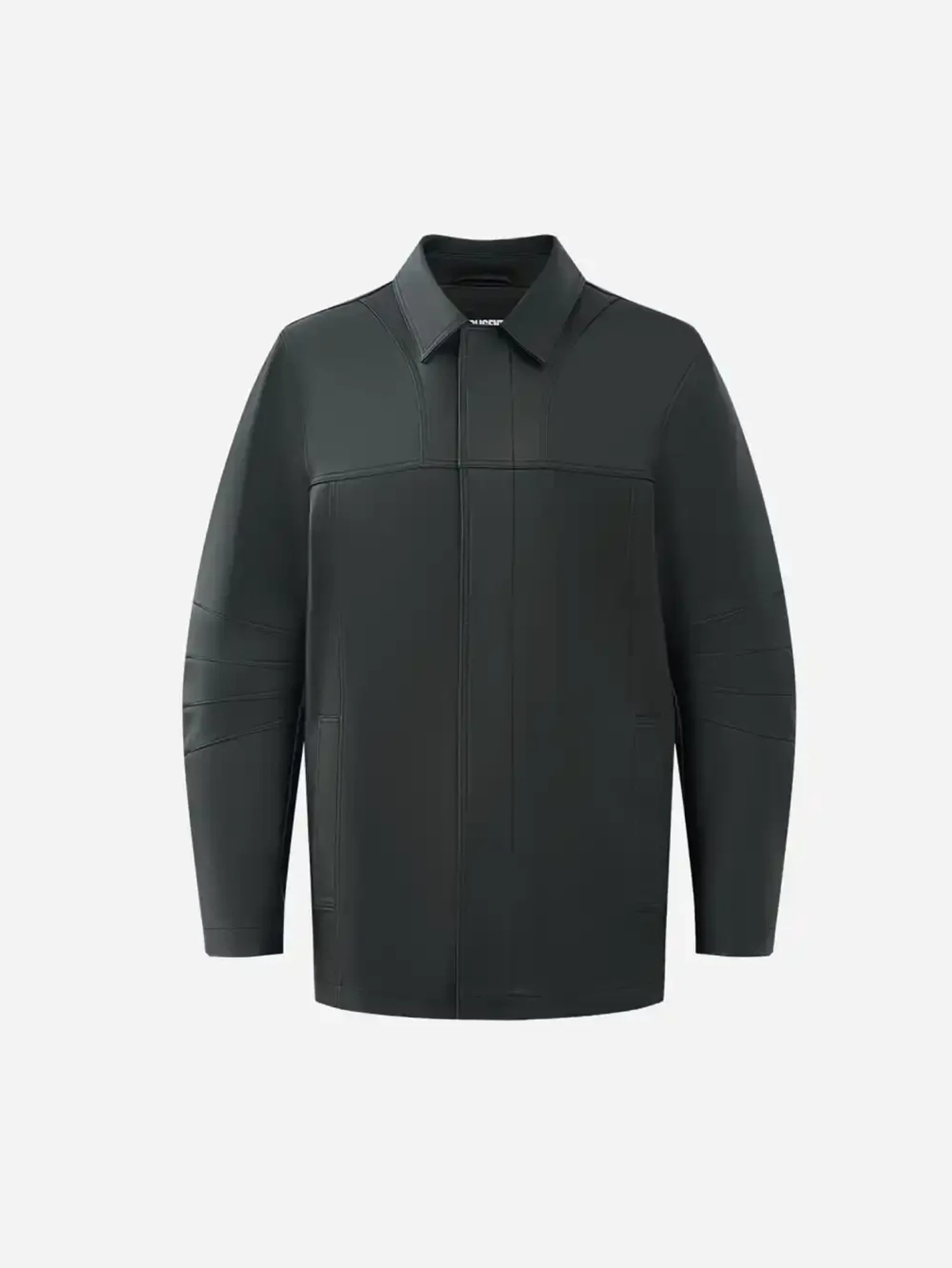 Куртка-рубашка из кожи Наппа