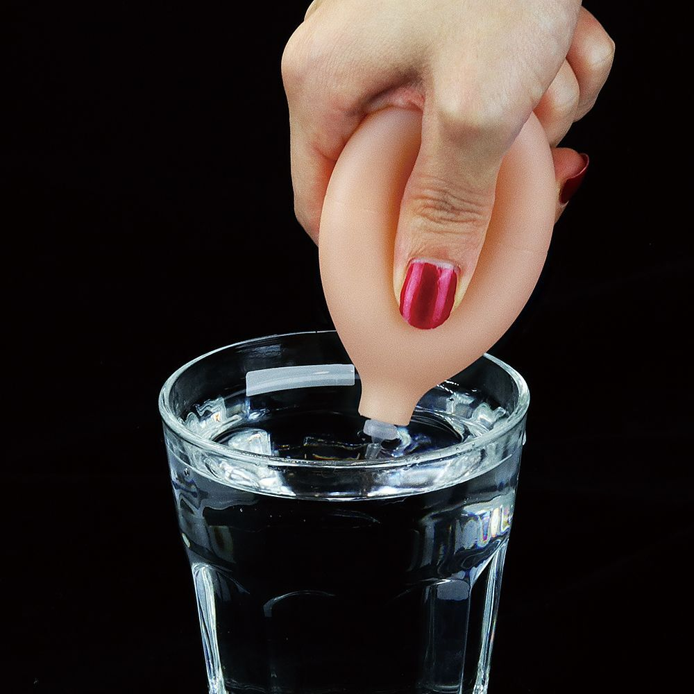 Телесный фаллоимитатор с имитацией эякуляции Soft Ejaculation Cock With Ball 8 - 17,8 см. (Цвет: телесный)