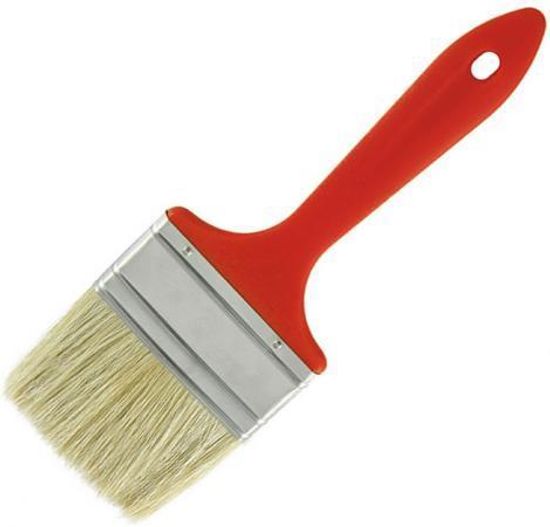 Кисть плоская ШАБАШКА пластиковая ручка
