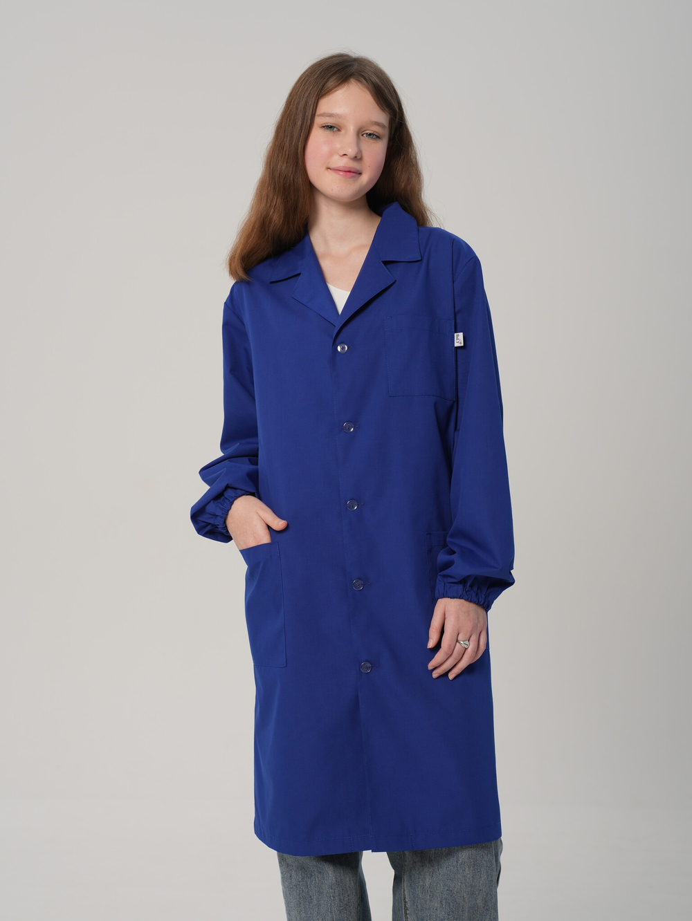 Халат подростковый для уроков труда | Х-100 б ТС