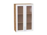 Шкаф верхний с 2-мя остекленными дверцами Сканди