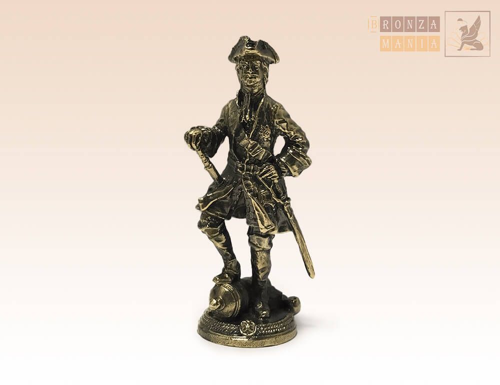 фигурка Петр 1 с пушкой