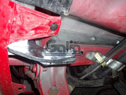 Фаркоп оцинкованный Galia T057A для Toyota Yaris 2005-2014(паспорт и сертификат в комплекте)(без электрики)