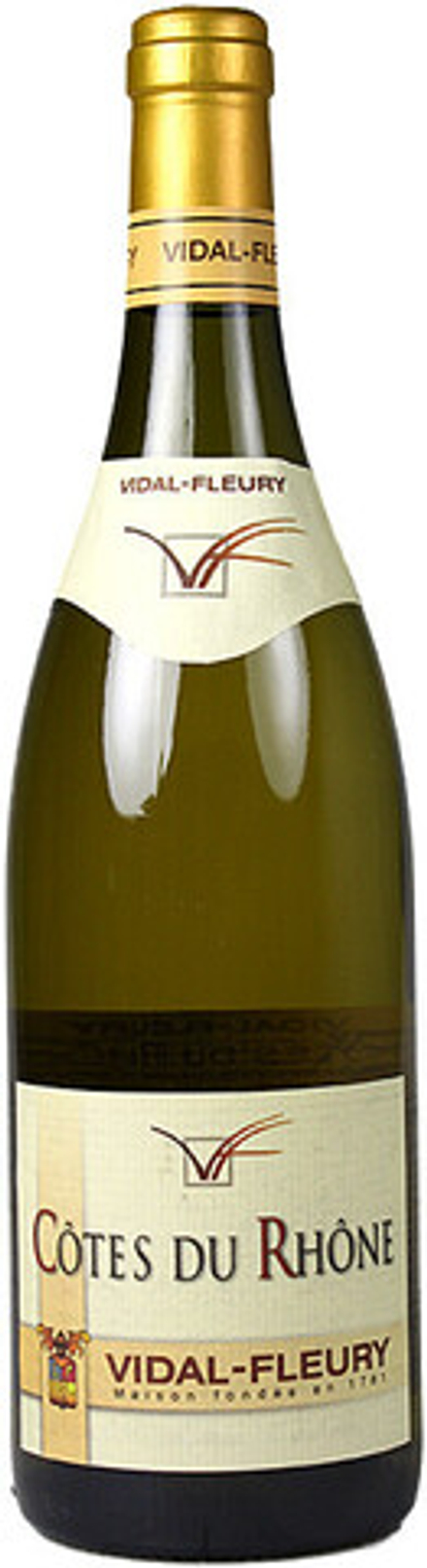Вино Vidal-Fleury Cotes du Rhone Blanc, 0.75 л.