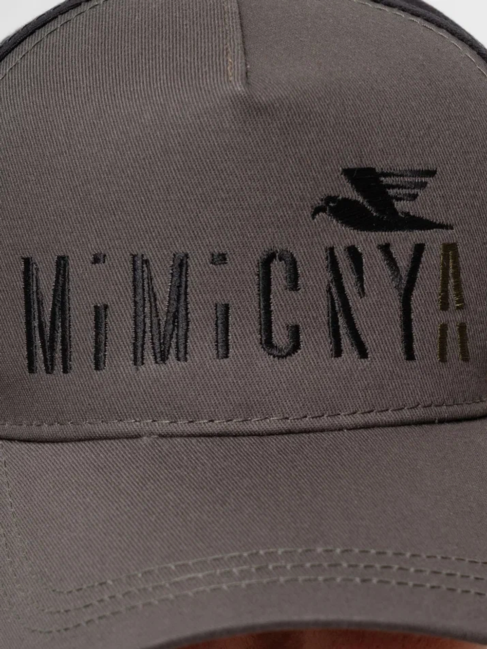 Бейсболка  ОЛИВА + ЧЕРНЫЙ с логотипом MIMICRYA 55-57