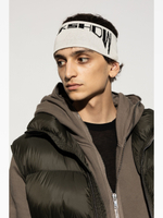 RICK OWENS DRKSHDW ПОВЯЗКА НА ГОЛОВУ С ЛОГОТИПОМ БЕЛАЯ DRKSHDW