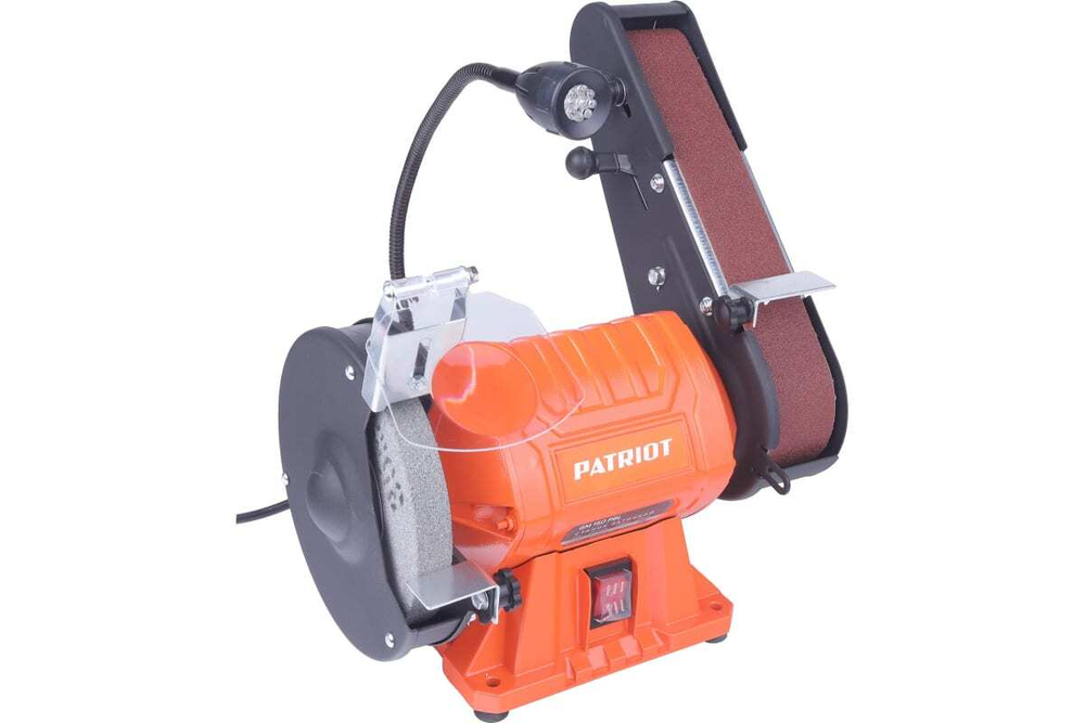 Заточной станок Patriot GM 150 PBL Expert, подсветка, шлифлента 160301534