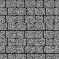 ТРОТУАРНАЯ ПЛИТКА КЛАССИКО - А.1.КО.4 ГРАНИТ СЕРЫЙ С ЧЕРНЫМ, КОМПЛЕКТ ИЗ 2 ВИДОВ ПЛИТ