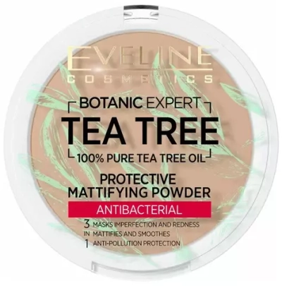 "Eveline" Botanic Expert Матирующая антибактериальная пудра для лица 3в1 №004-BEIGE 9гр (*3*18)