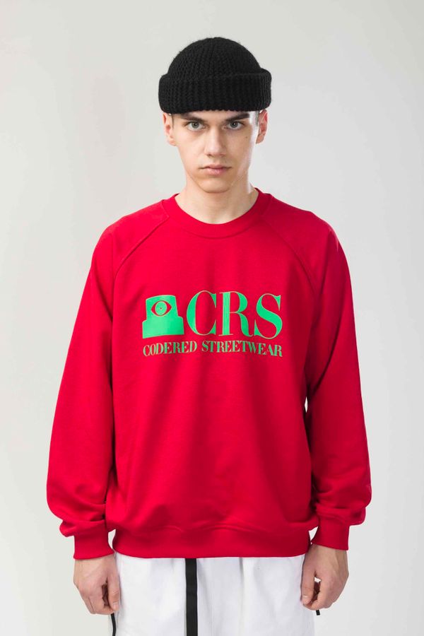 Толстовка крюнек Firm Wide Summer Красный CRS - фото 1