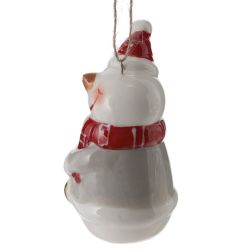 GAEM Фигурка декоративная подвесная "Снеговик", L4 W4 H7 см, 2в.