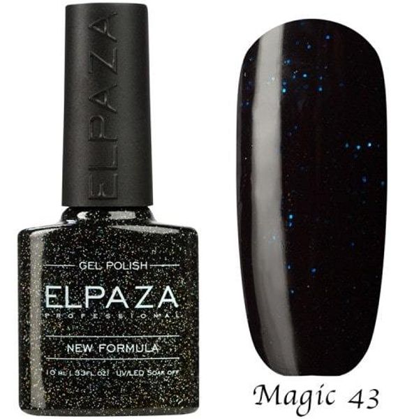 ELPAZA гель-лак Magic Glitter №43 Ночное рандеву, 10 мл