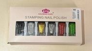 Набор красок для стемпинга Global Nail 5шт C. T.