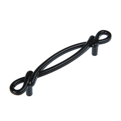 Ручка скоба PC152 96мм цвет черный 3639430