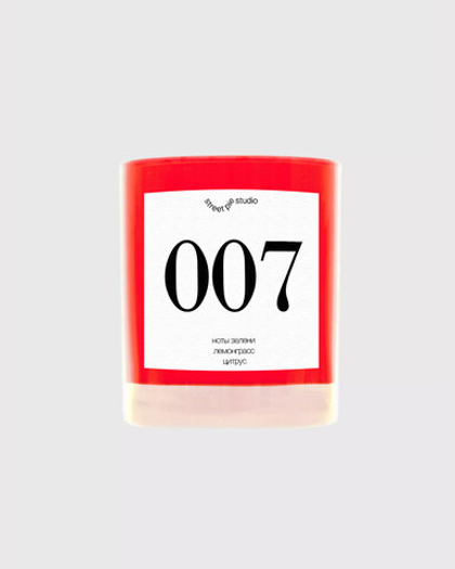 Ароматическая свеча 007