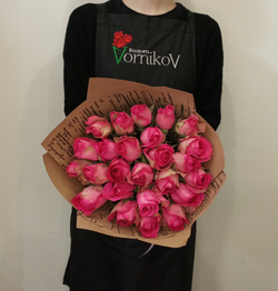 Букет роз Розовый вечер