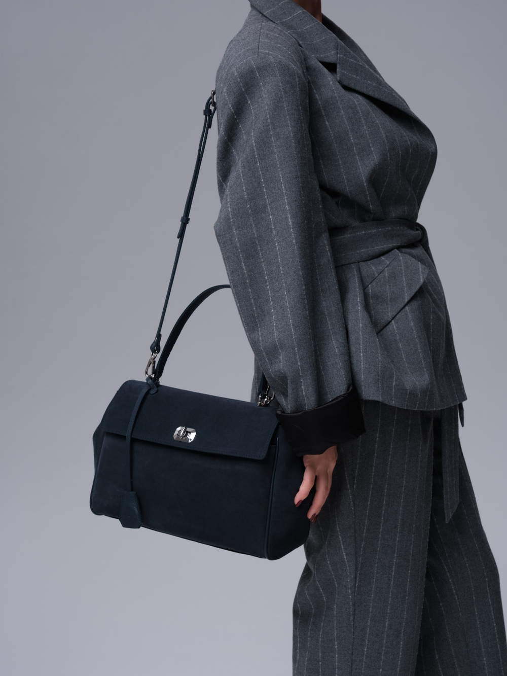 Замшевая сумка Nadi DBR 31356 синий