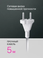Defender Удлинитель сетевой 5м белый, 4 розетки без заземления