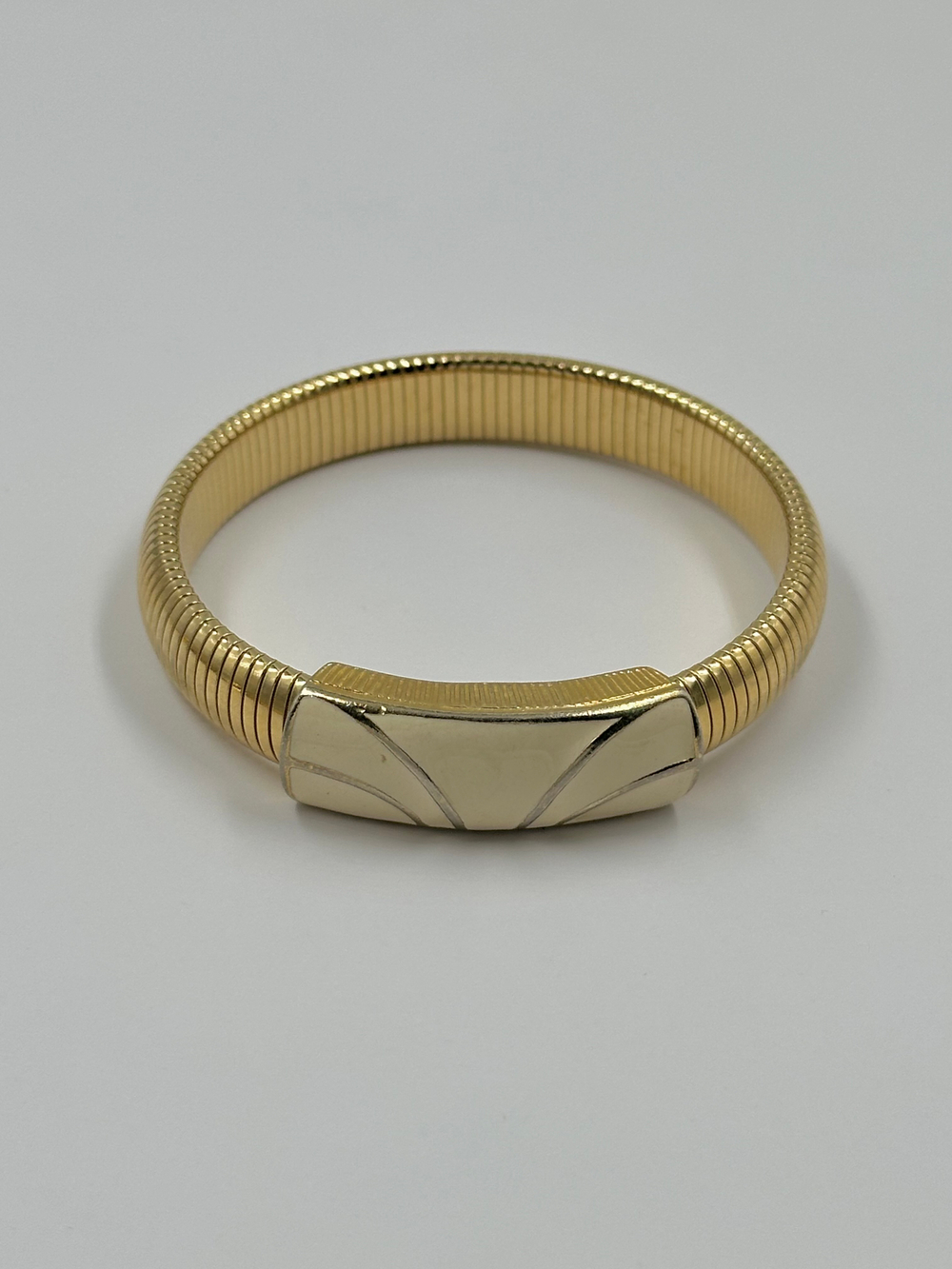 Брслет с кремовой эмалью Trifari